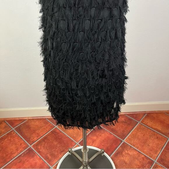 Anthropologie Roxie Textured Feather Fringe Dress - Picture 5 of 8